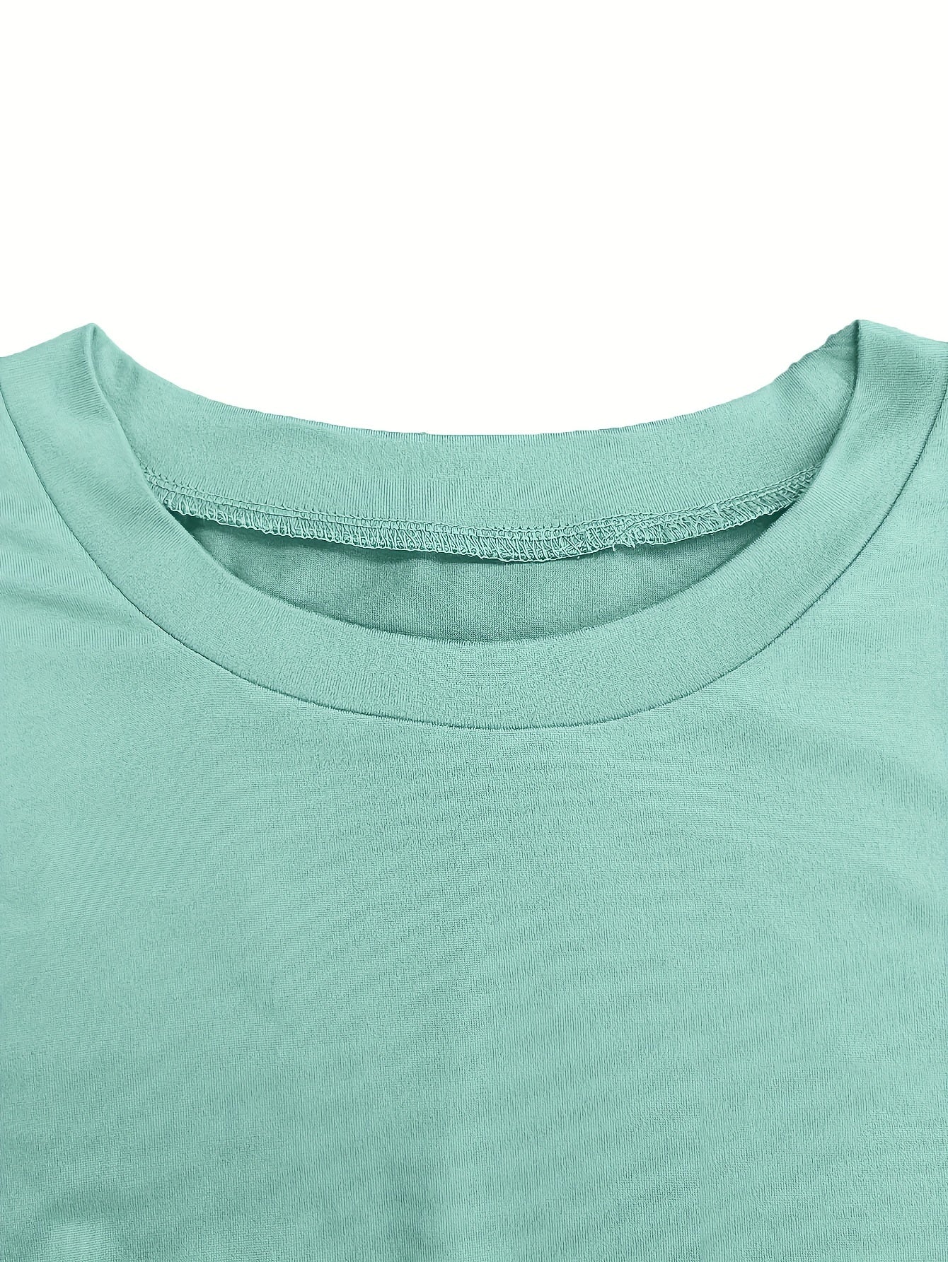 Milano Letter Print T-shirt, Casual Crew Neck Short Sleeve Top For Spring & Summer, Women's Clothing