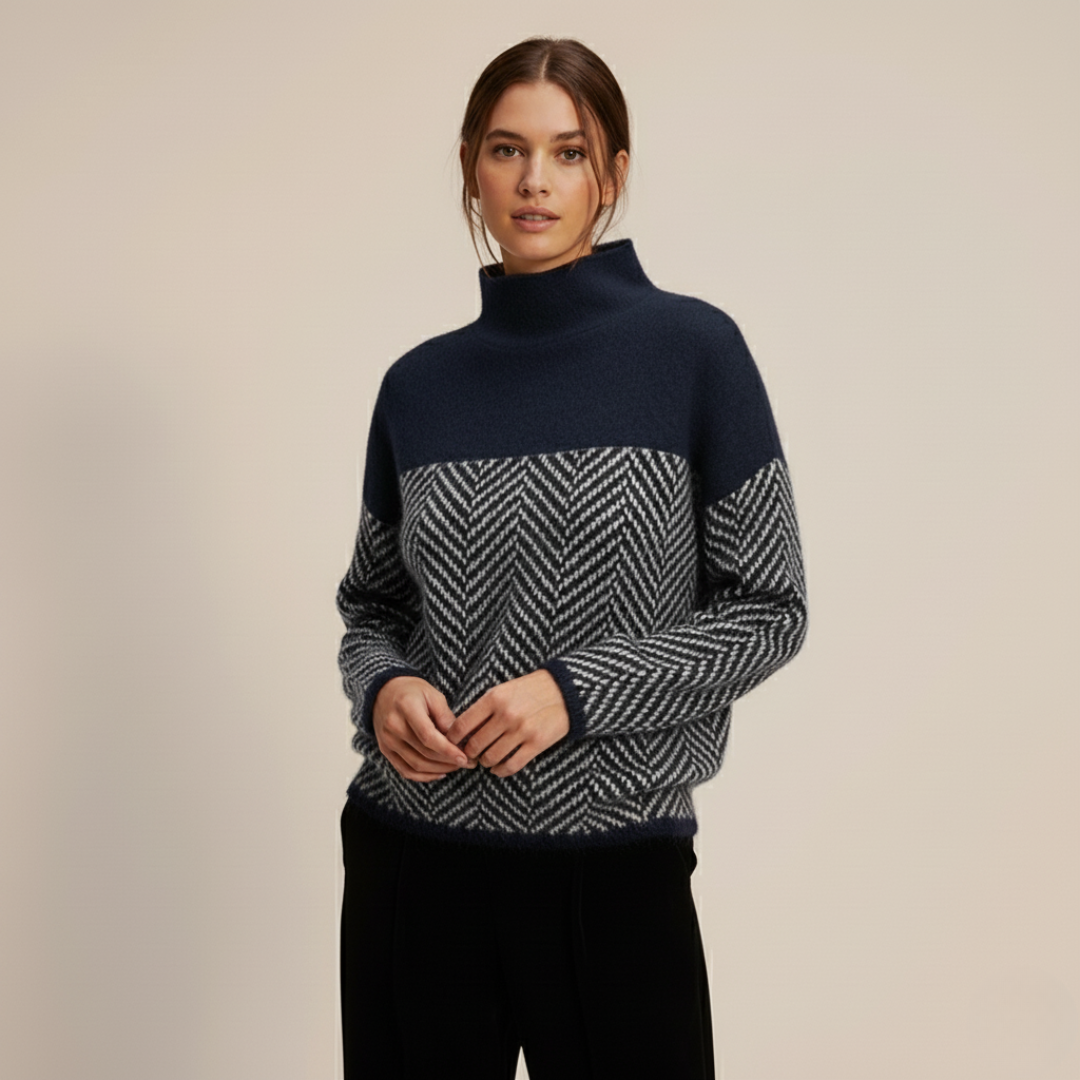 Eireann | Cashmere rullekrave Sweater, luksuriøst blødt design
