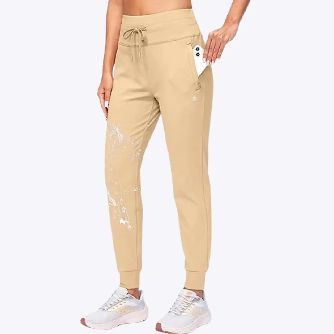 Dorothea - Justerbar Pasform & Varm Kvinde Joggingbukser-Pants-Zuruz-Beige-XS-Zuruz