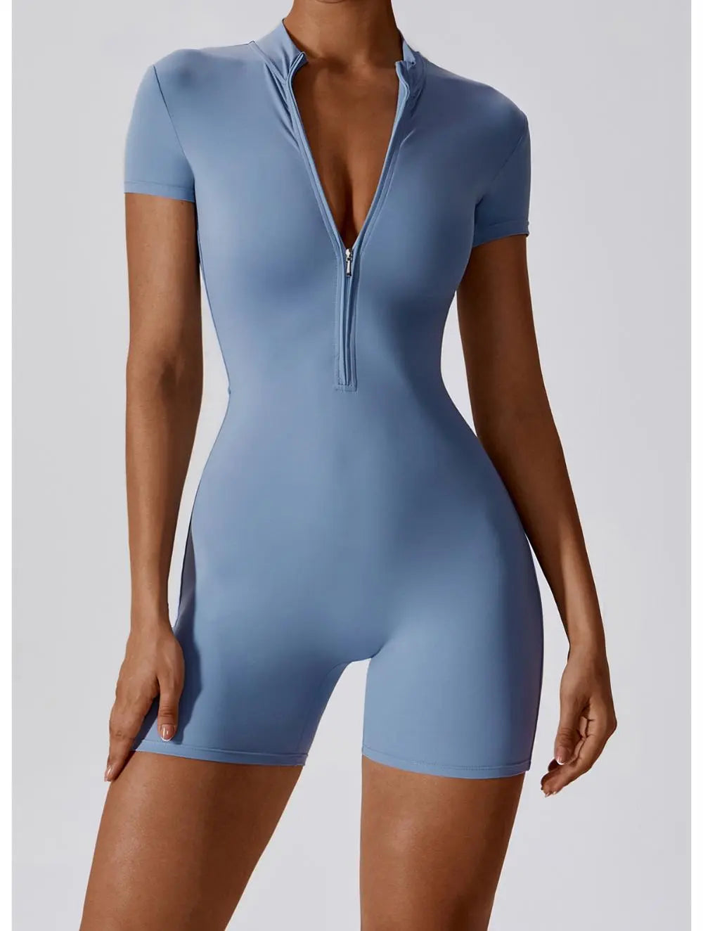 Suvi – Sømløs konturerende dame yoga fitness jumpsuit-shapewear-Zuruz-Zuruz