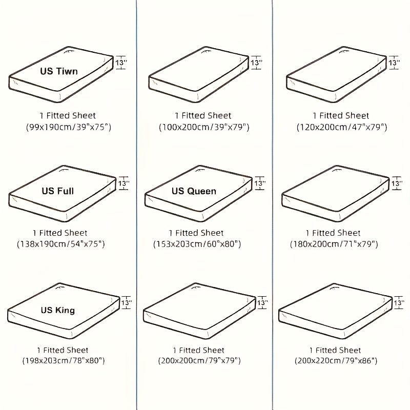 Luxury Hotel Quality Bed Sheets - Brushed Super Soft Microfiber, Deep Pocket (≤29cm) Breathable Hypoallergenic Anti-Wrinkle Machine Washable Solid Color Bedding for Standard Beds, Bedroom Comfort | Sleek Bed Appearance | Durable Bed Frame