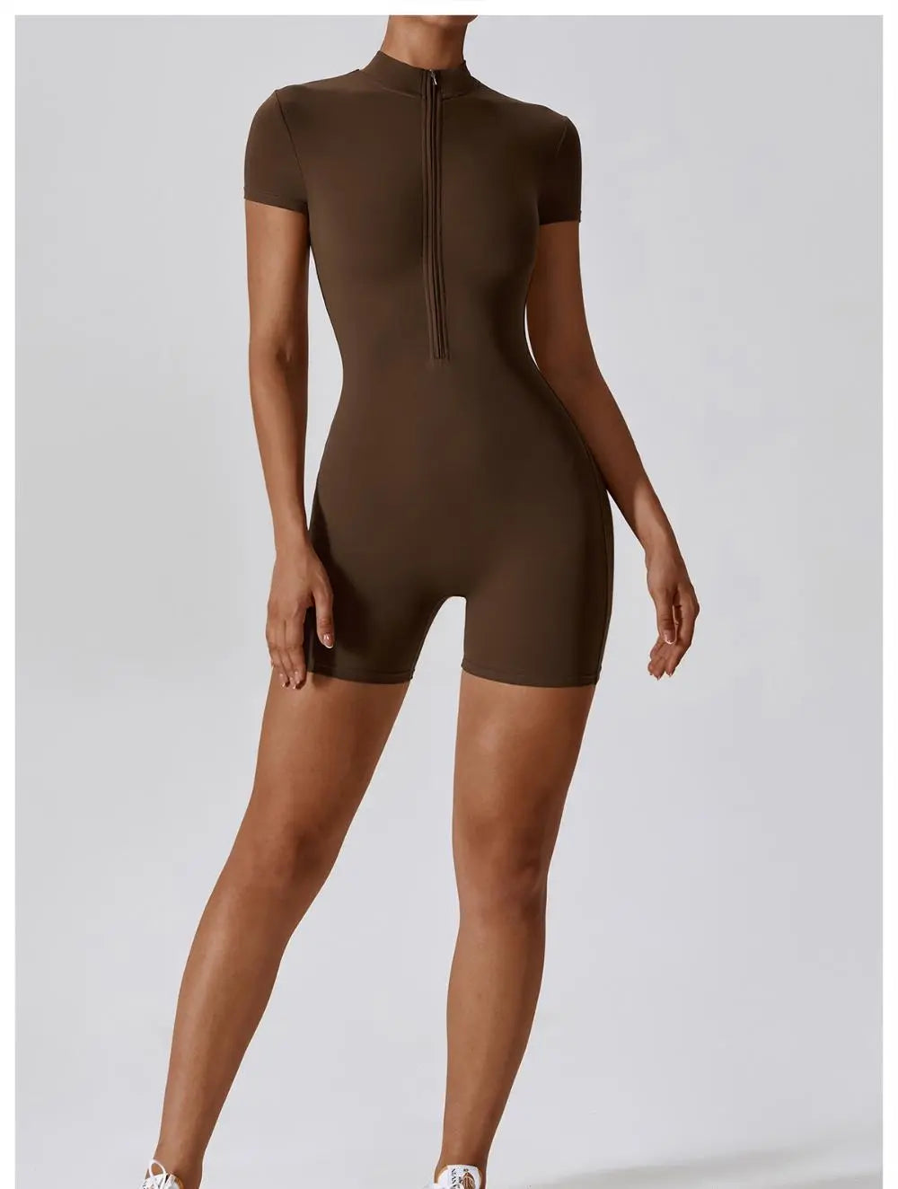 Suvi – Sømløs konturerende dame yoga fitness jumpsuit-shapewear-Zuruz-Zuruz