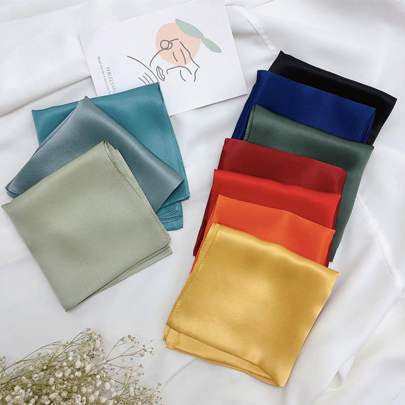Milica – Tidløs farveharmoni dame firkantet tørklæde-Scarf-Zuruz-Zuruz