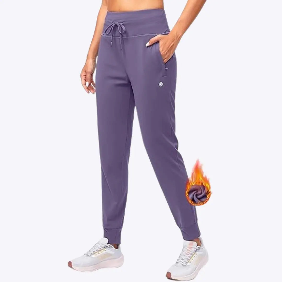 Dorothea - Justerbar Pasform & Varm Kvinde Joggingbukser-Pants-Zuruz-Lys Lilla-XS-Zuruz