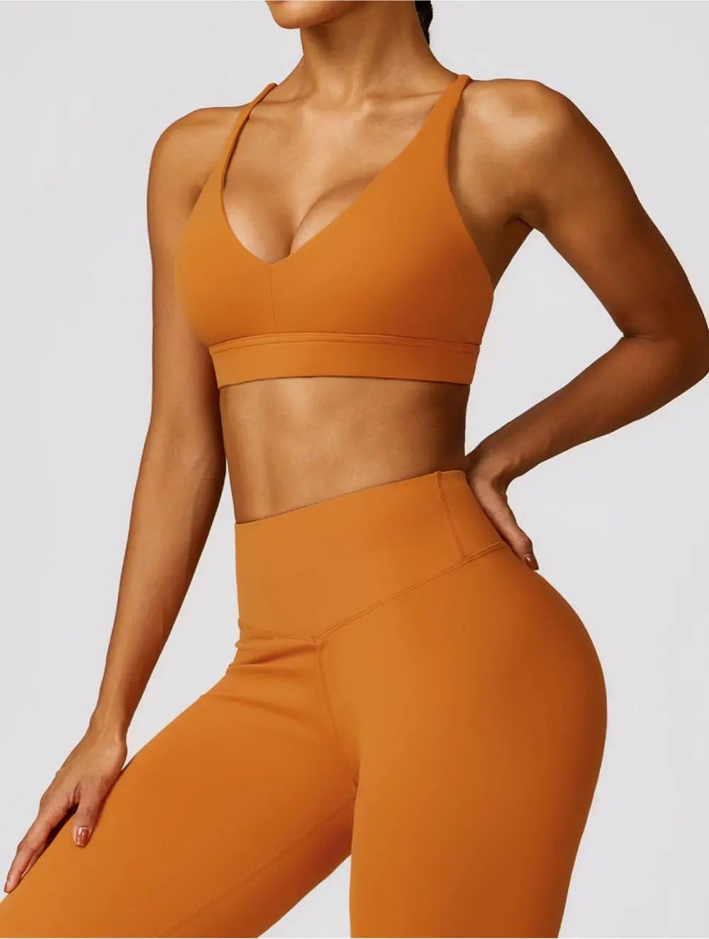 Rafaela – Formende fleksibel komfort dame træningssæt-Shapewear-Zuruz-Orange-S-Zuruz
