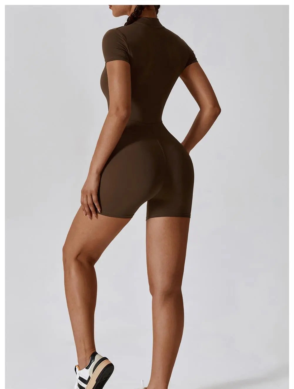 Suvi – Sømløs konturerende dame yoga fitness jumpsuit-shapewear-Zuruz-Zuruz