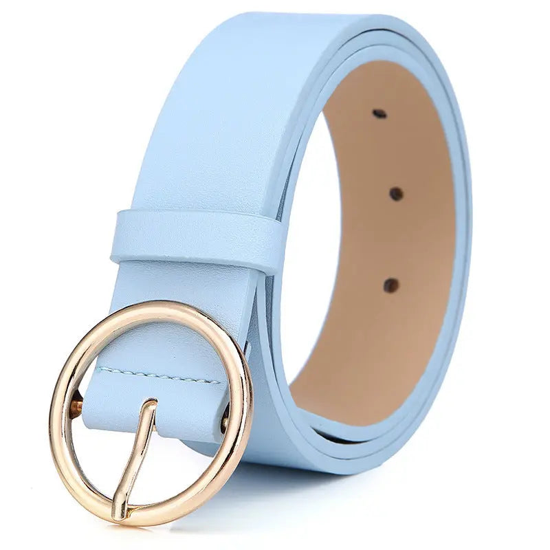 Odile - Justerbart Rundt Kvinde Bælte-Belts-Zuruz-Blå-105cm-Zuruz