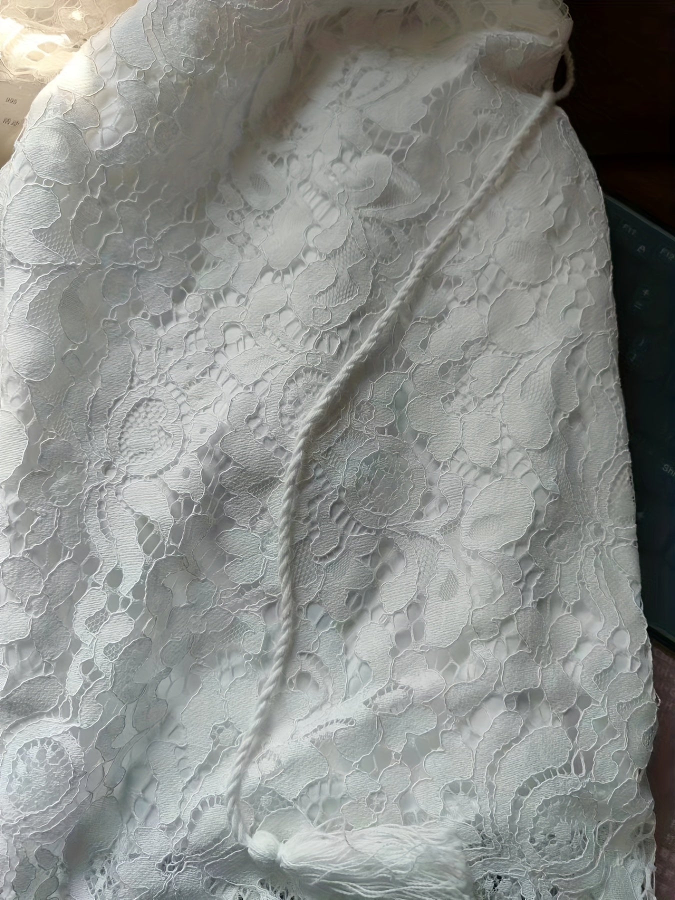 Plus Size Boho Bluse Med V Hals Og Frynseærmer Hverdag
