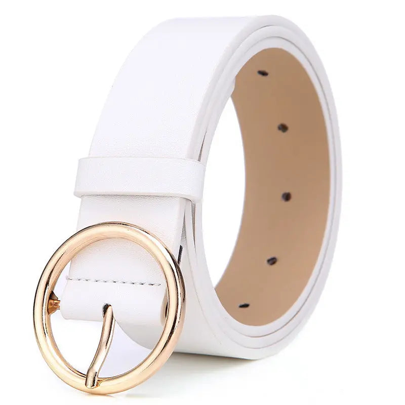 Odile - Justerbart Rundt Kvinde Bælte-Belts-Zuruz-Hvid-105cm-Zuruz