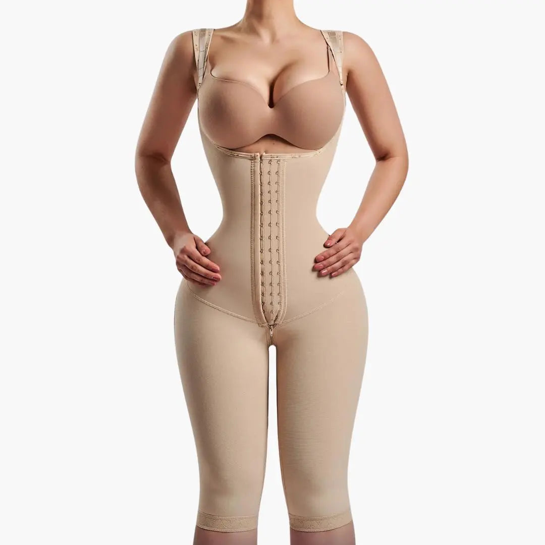 Neroli – Helkropsskulpturerende design dame bodysuit-Shapewear-Zuruz-Beige-XS-Zuruz