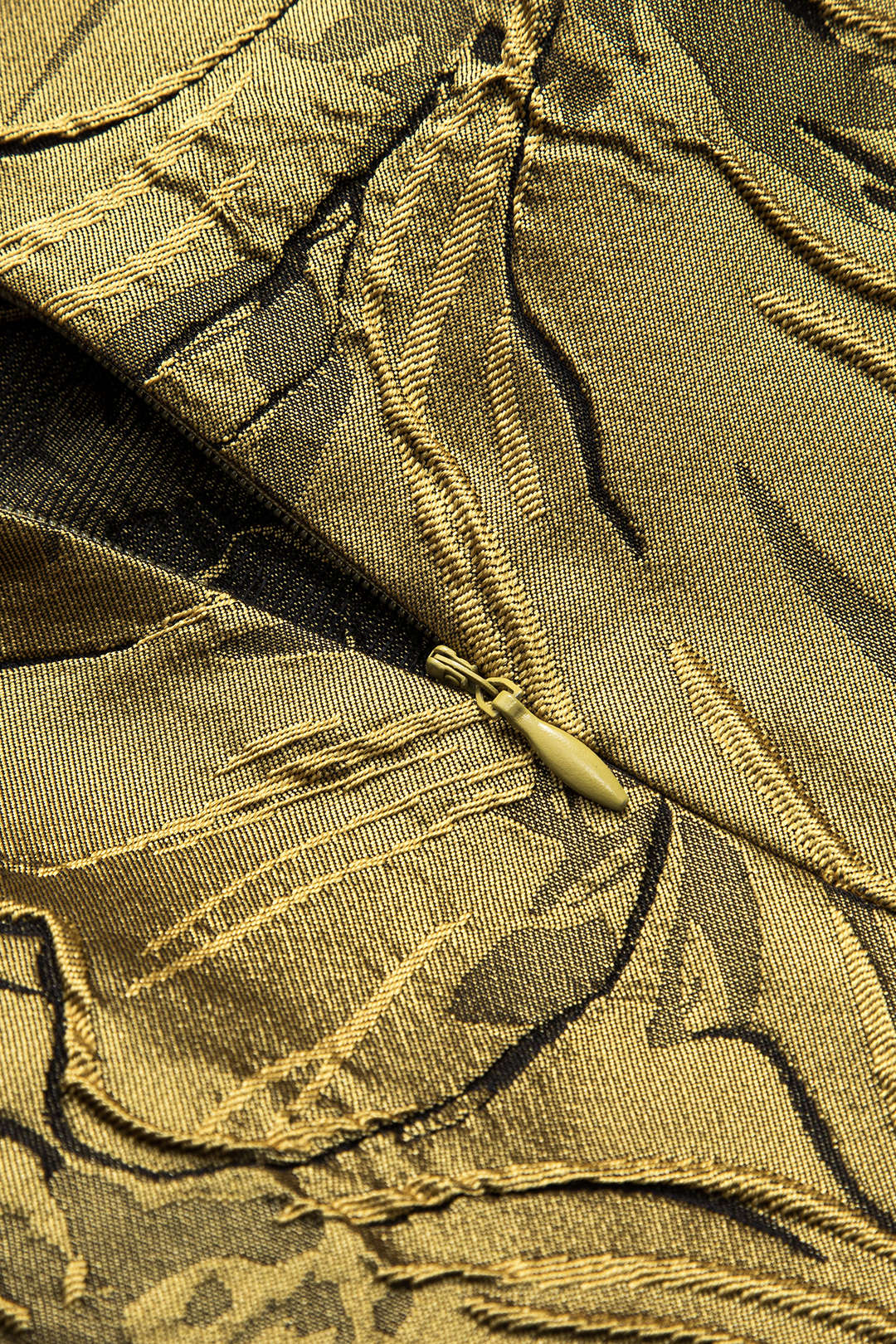Zenobia – Chic metallisk jacquard dame nederdel-Skirts-Zuruz-Zuruz