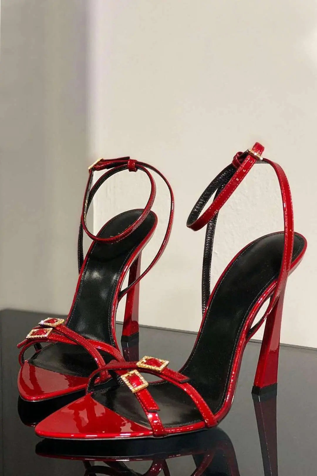 Hannelore – Glitrende Aftenkjole Stil Rhinestone Kvinde Højhælede-Heels-Zuruz-Zuruz
