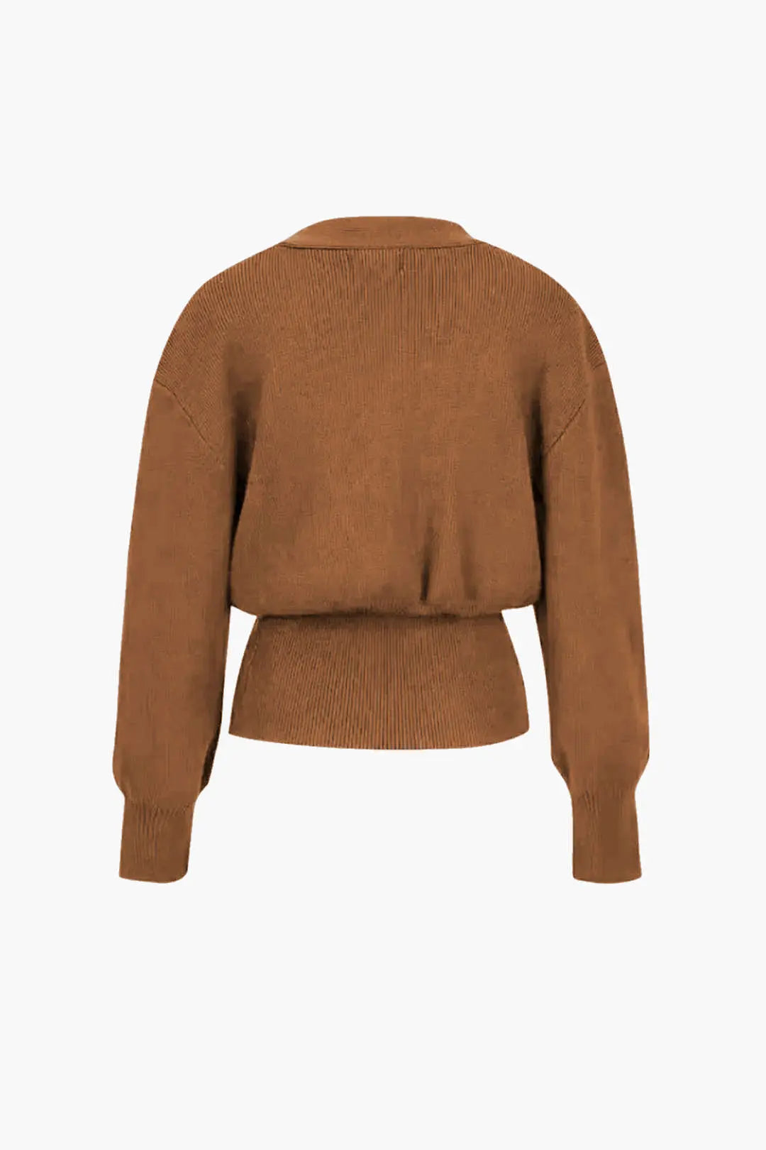 Rosaline - Elegant V-hals Design Kvinde Strikket Cardigan-Cardigans-Zuruz-Zuruz