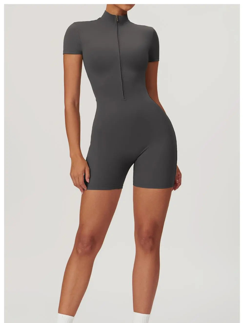 Suvi – Sømløs konturerende dame yoga fitness jumpsuit-shapewear-Zuruz-Zuruz