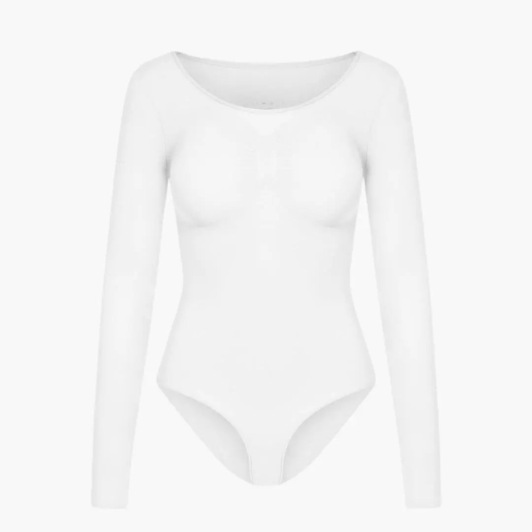 Viviette – Kropsformende elegance dame shapewear bodysuit 1+1 gratis-Shapewear-Zuruz-Hvid-XS-Zuruz