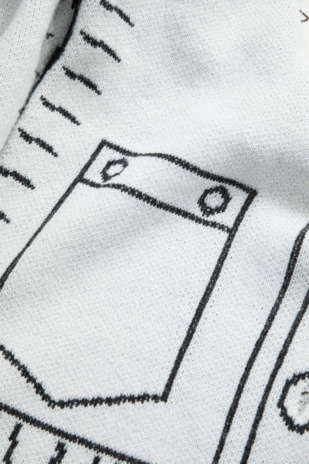 Yvette – Tidløst Line Mønster Kvinde Sweater Cardigan-Cardigans-Zuruz-Zuruz