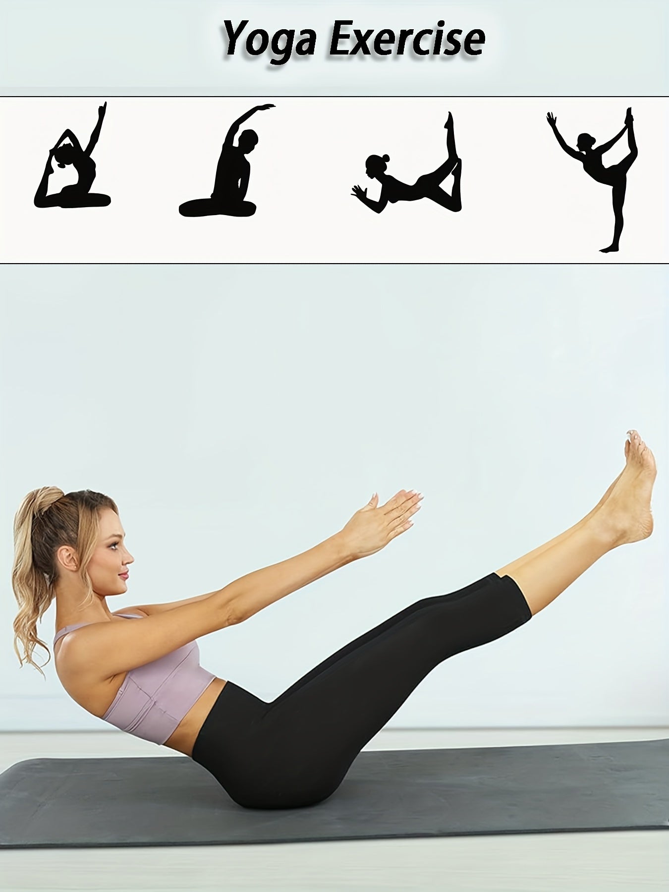 5pcs Super Soft Capri Pants For Women, No See Through Workout Running Yoga Athletic Capri Leggings, Women's Activewear