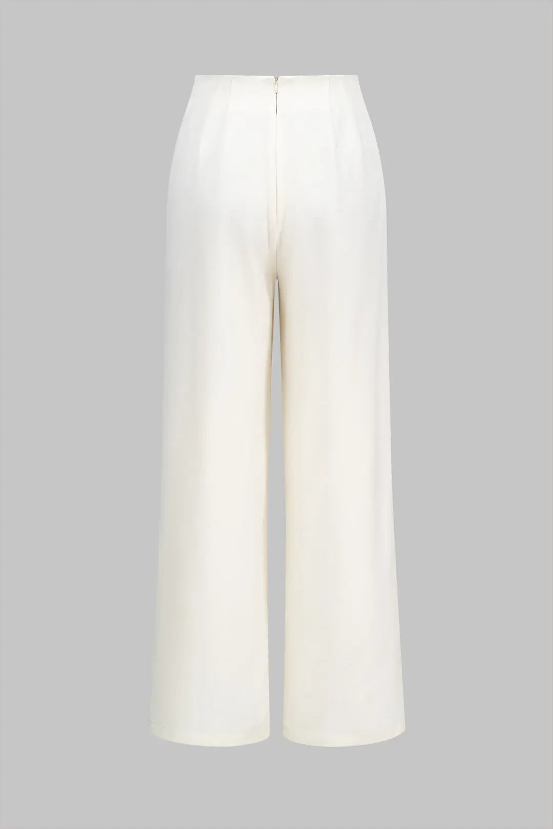 Cristiana - Højtaljede Lynlåsdetaljeret Kvinde Bukser-Pants-Zuruz-Zuruz