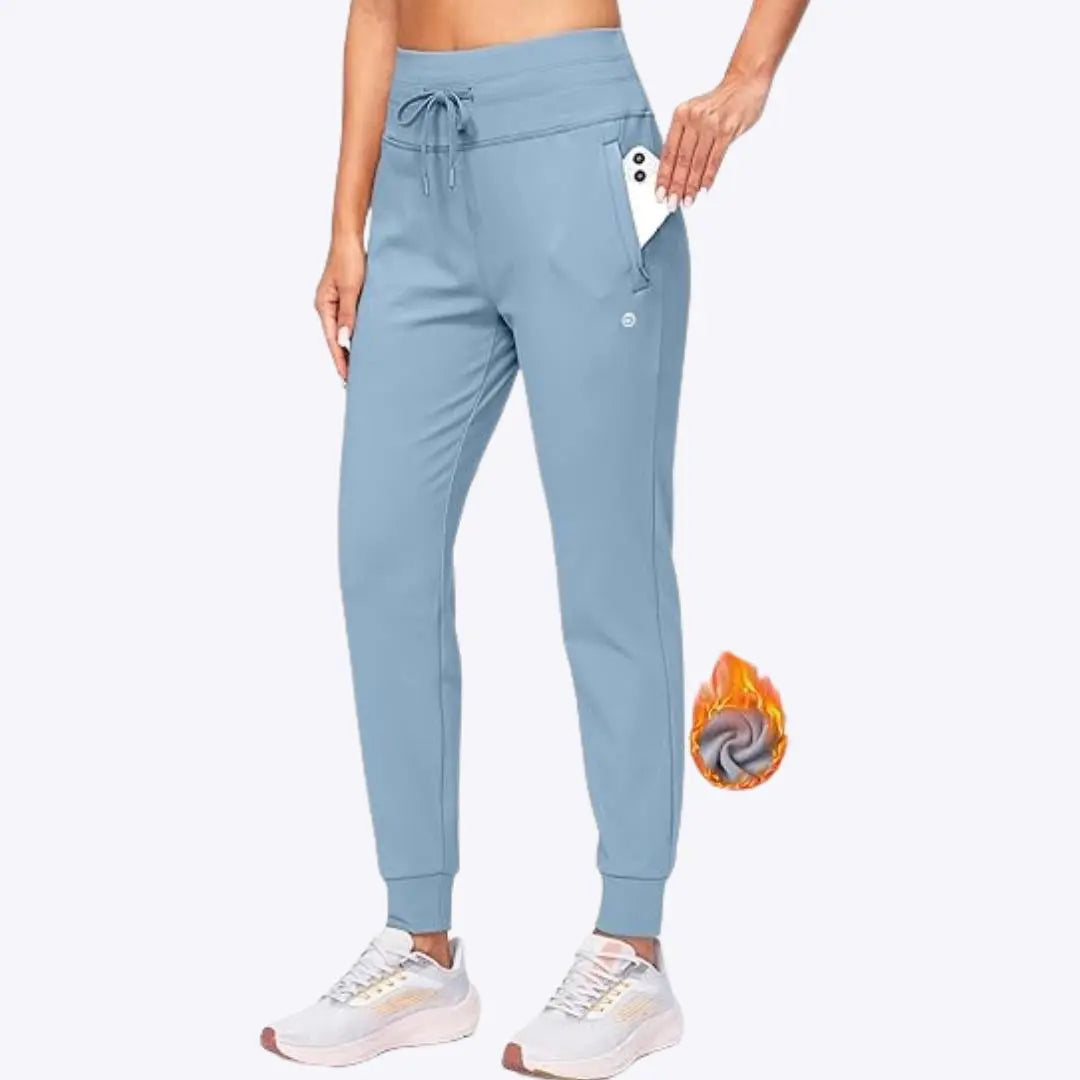 Dorothea - Justerbar Pasform & Varm Kvinde Joggingbukser-Pants-Zuruz-Himmelblå-XS-Zuruz