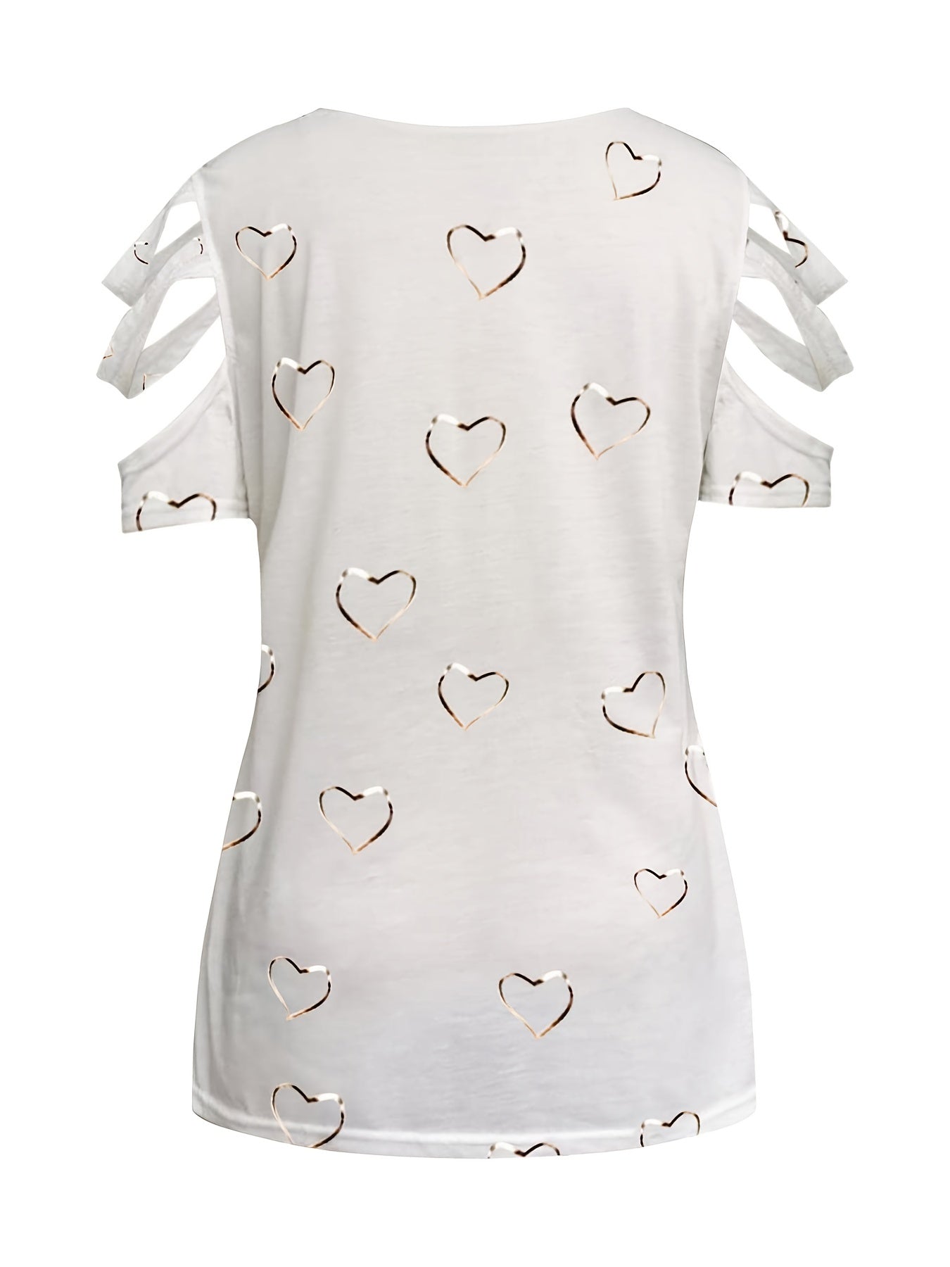 2021 European And American Cross-Border Wish Foreign Trade Women'S Clothing V-Neck Zipper Printed Short-Sleeve Loose Casual T-Shirt for Women