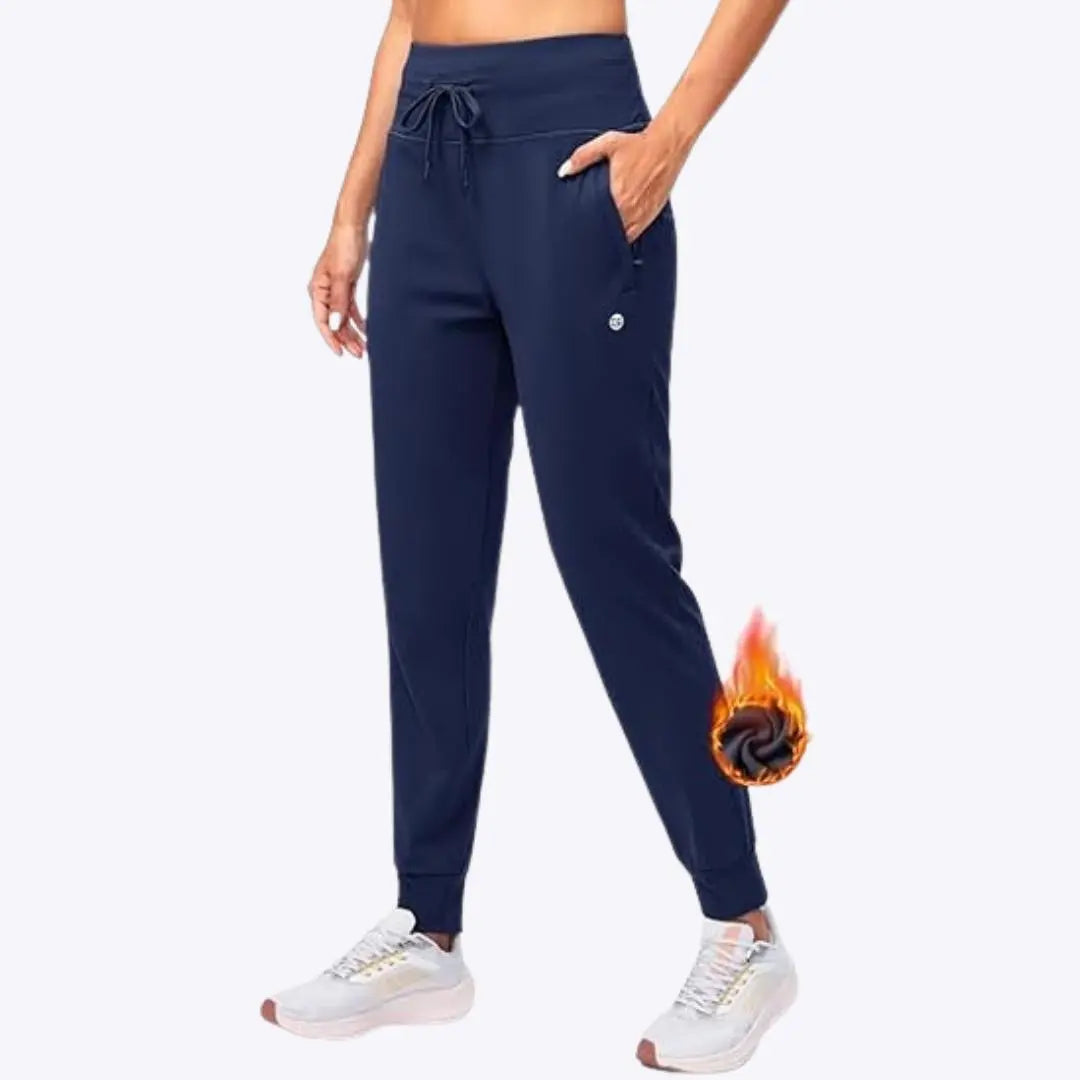 Dorothea - Justerbar Pasform & Varm Kvinde Joggingbukser-Pants-Zuruz-Marineblå-XS-Zuruz