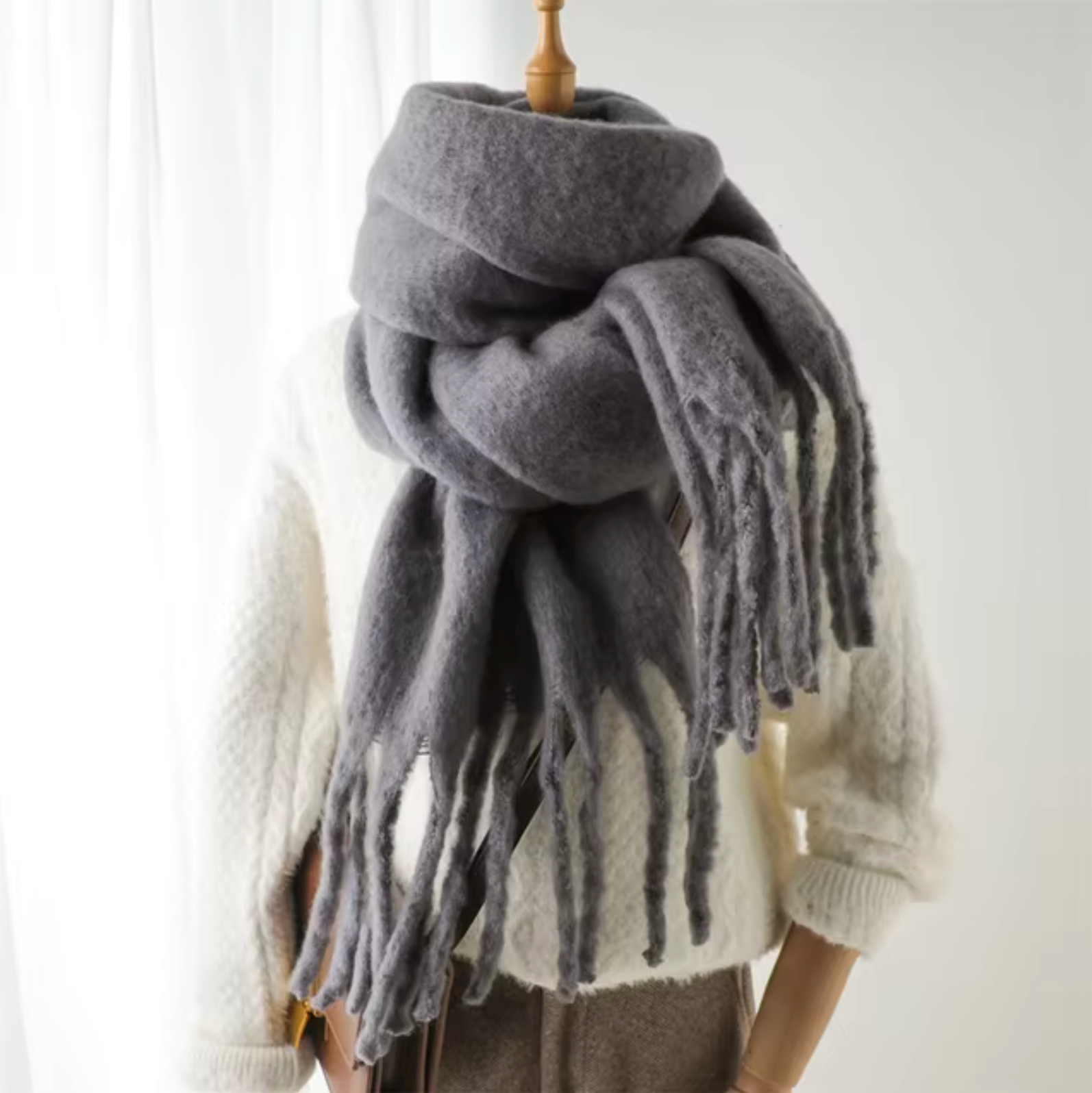Elyra Cashmere Pashmina Tørklæde