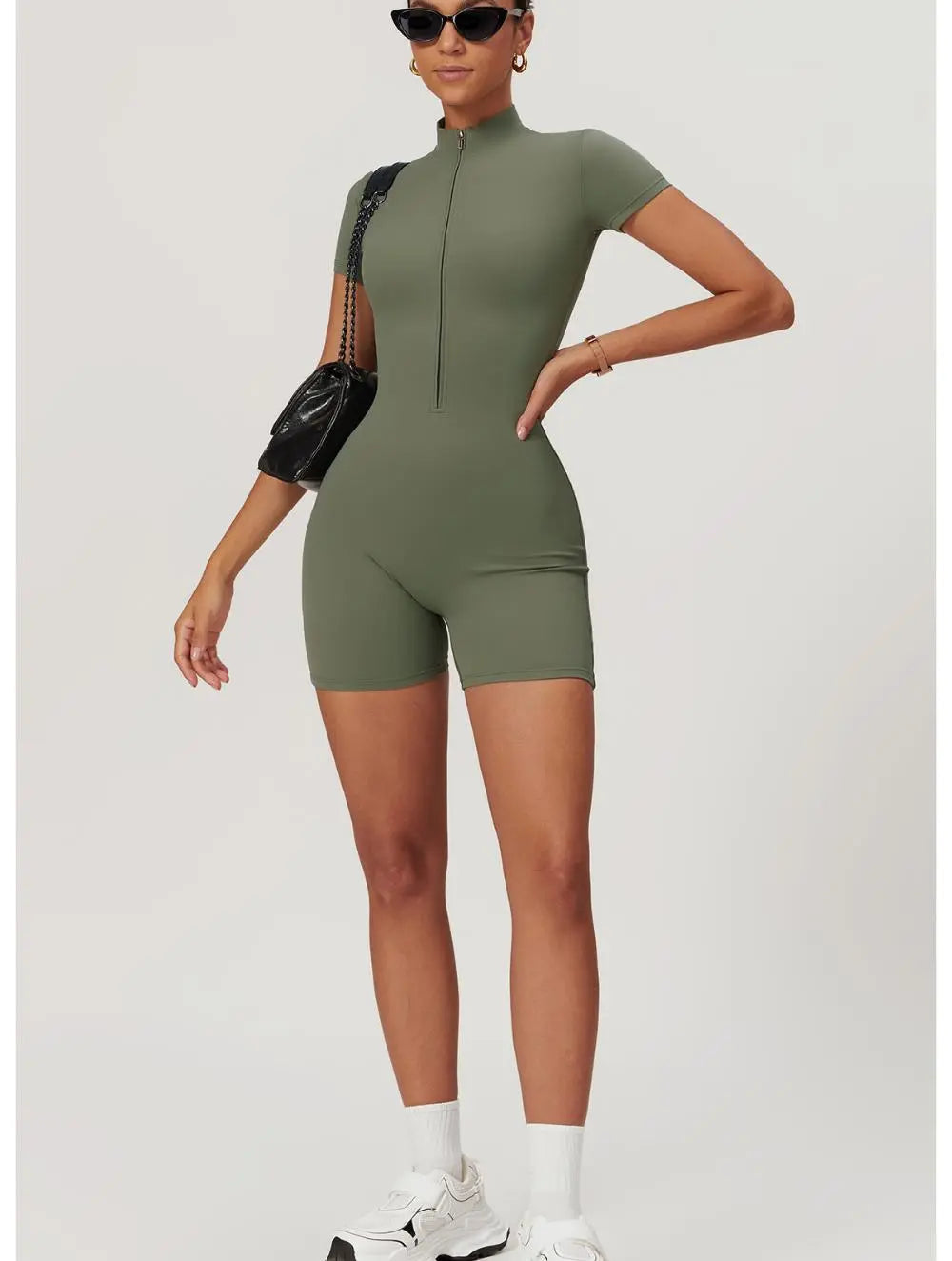 Suvi – Sømløs konturerende dame yoga fitness jumpsuit-shapewear-Zuruz-Zuruz