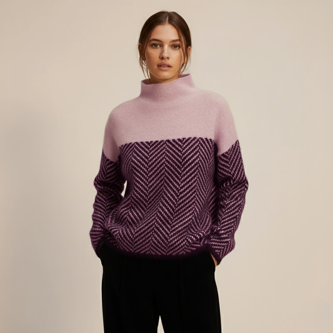 Eireann | Cashmere rullekrave Sweater, luksuriøst blødt design