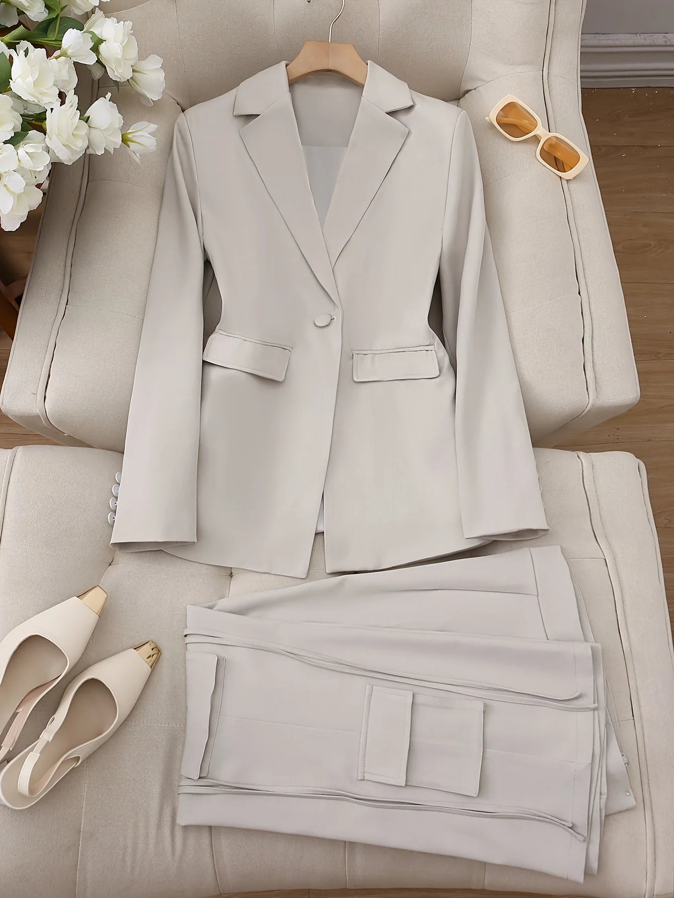 Elegant Office Outfit Set for Women