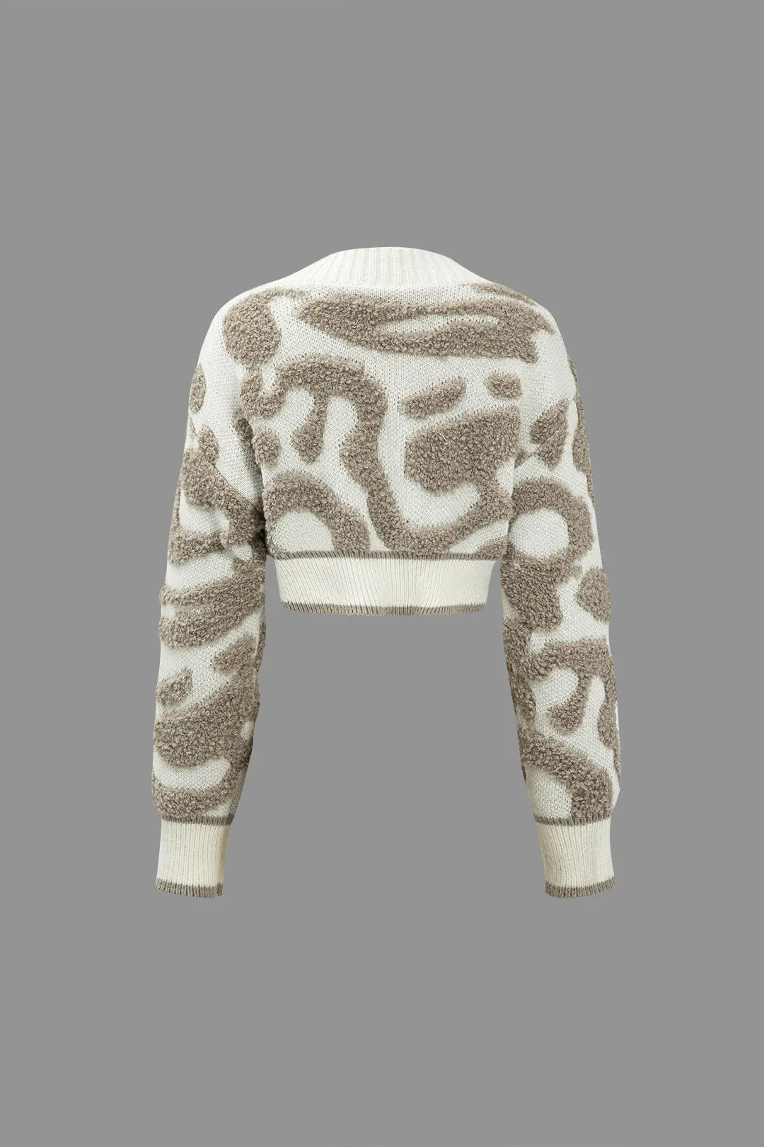 Veronika - Stilfuldt Farveblok Design Kvinde Strikket Cardigan-Cardigans-Zuruz-Zuruz