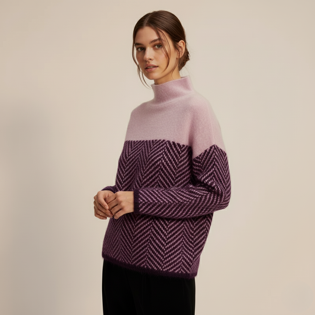 Eireann | Cashmere rullekrave Sweater, luksuriøst blødt design