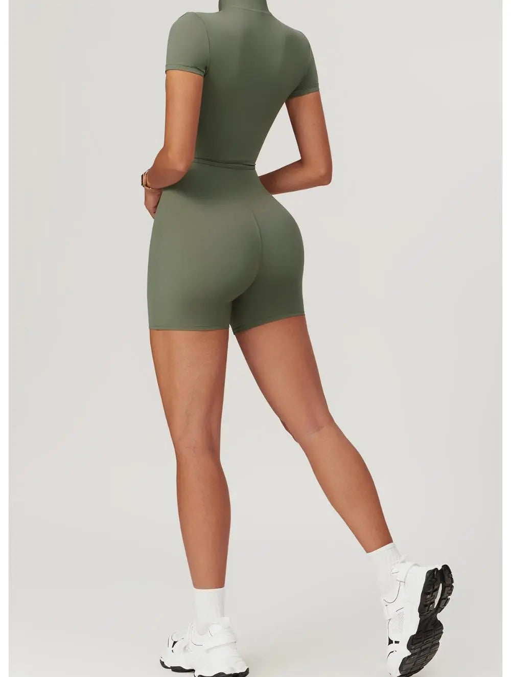Suvi – Sømløs konturerende dame yoga fitness jumpsuit-shapewear-Zuruz-Zuruz