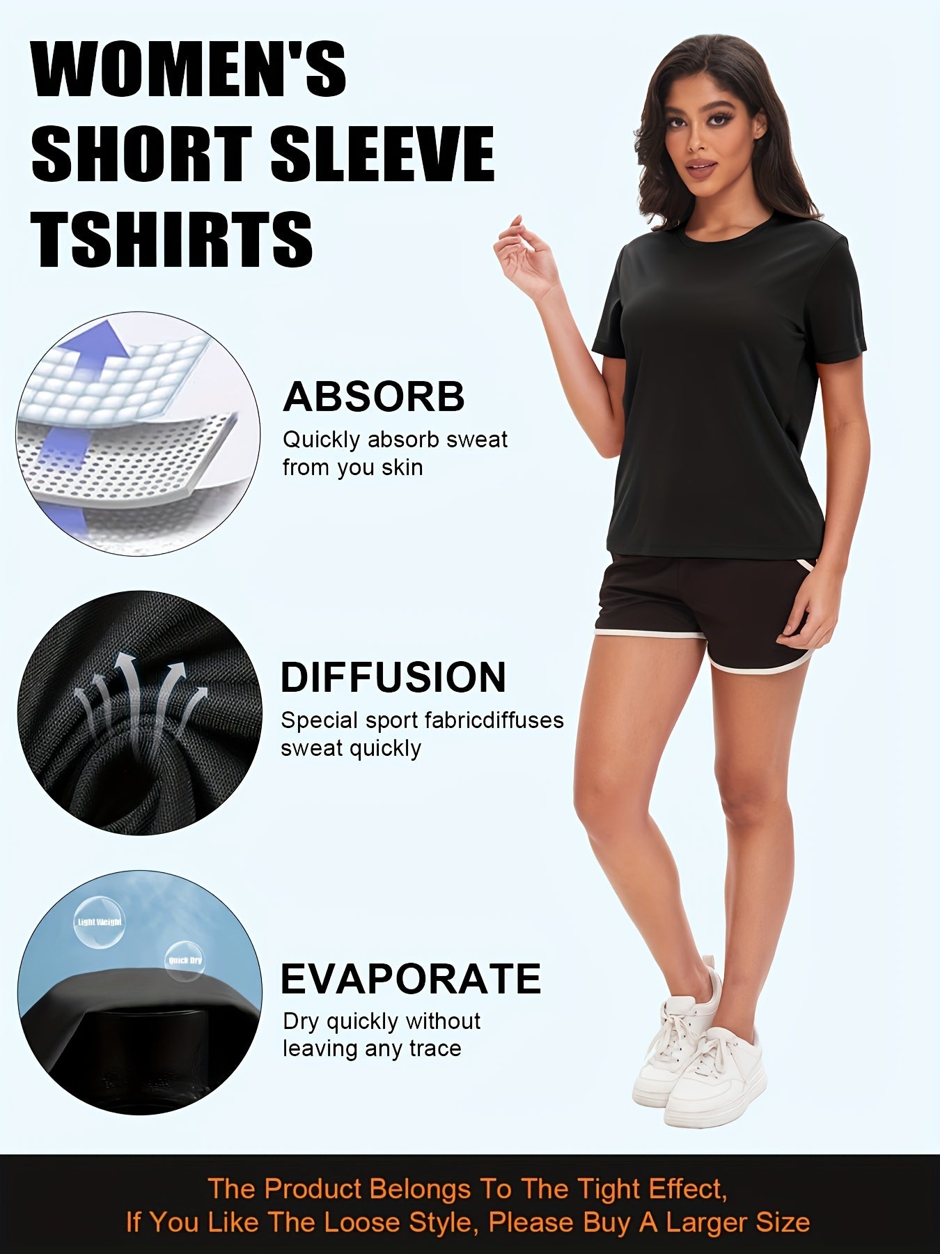 Femstykke Åndbart Trænings Tshirt Sæt Tennis Og Løb