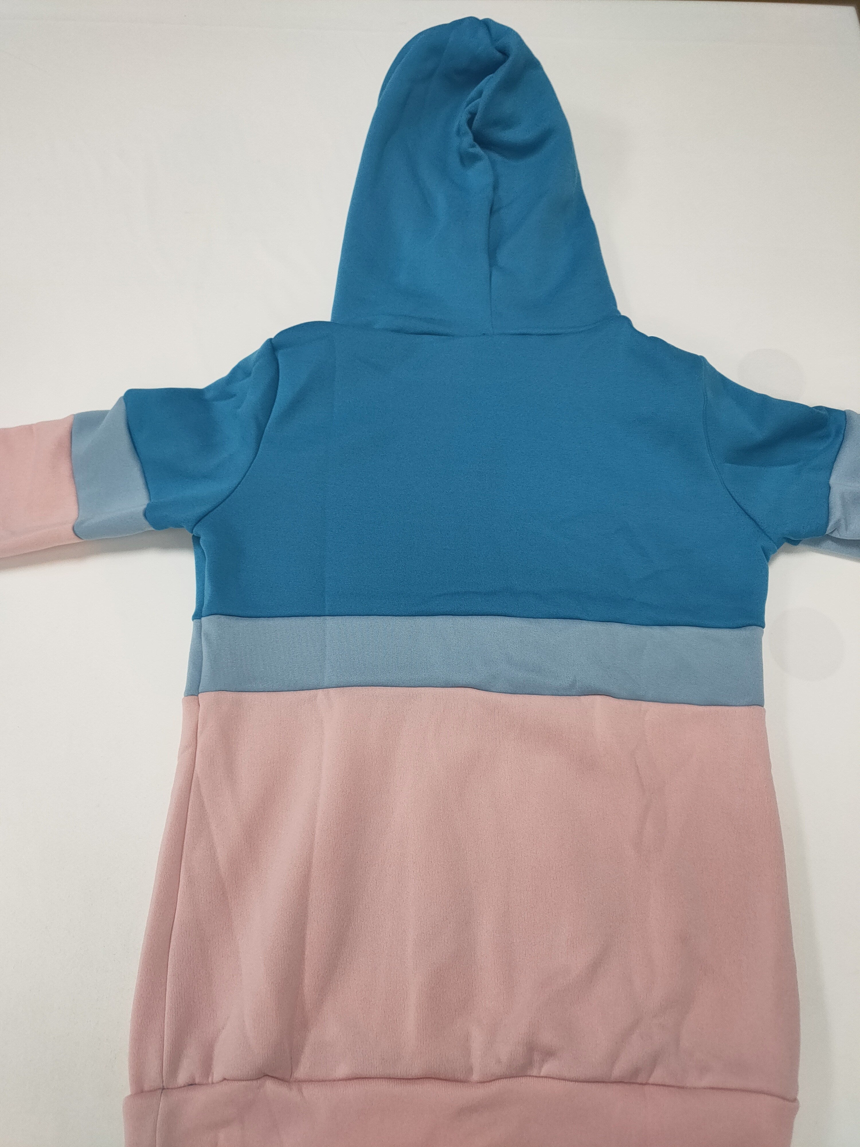 Women's Hoodie 2025 New Style Solid Color Patchwork Casual High Neck Pullover for Autumn/Winter