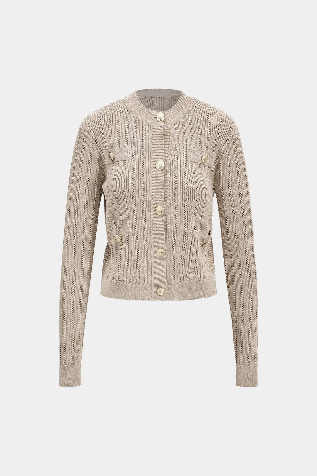 Winona – Blødt Strikket Co-Ord Sæt Kvindetanktop, Cardigan og Nederdel-Sets-Zuruz-Zuruz