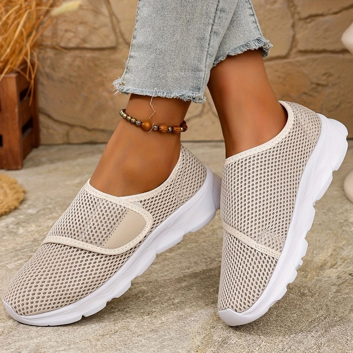 Unisex Orthopedic Sneakers for Wide & Swollen Feet - Adjustable Soft Soles, Breathable Fabric Upper, PU Sole Support - -Friendly Comfort Shoes for Men & Women, Daily Comfort Footwear, Sleek Sneaker Design, Laceup Closure Footwear, Minimalist Design, Cush