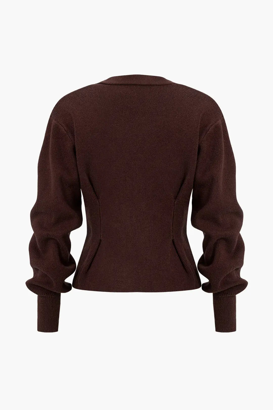 Salomea - Stilfuld V-hals Knap Kvinde Cardigan-Cardigans-Zuruz-Zuruz