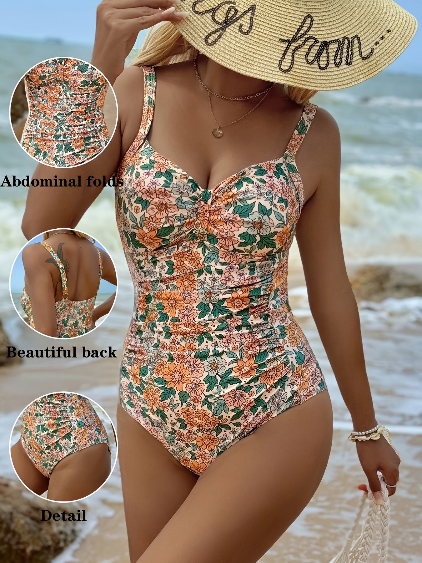 European and American One-piece Swimsuit