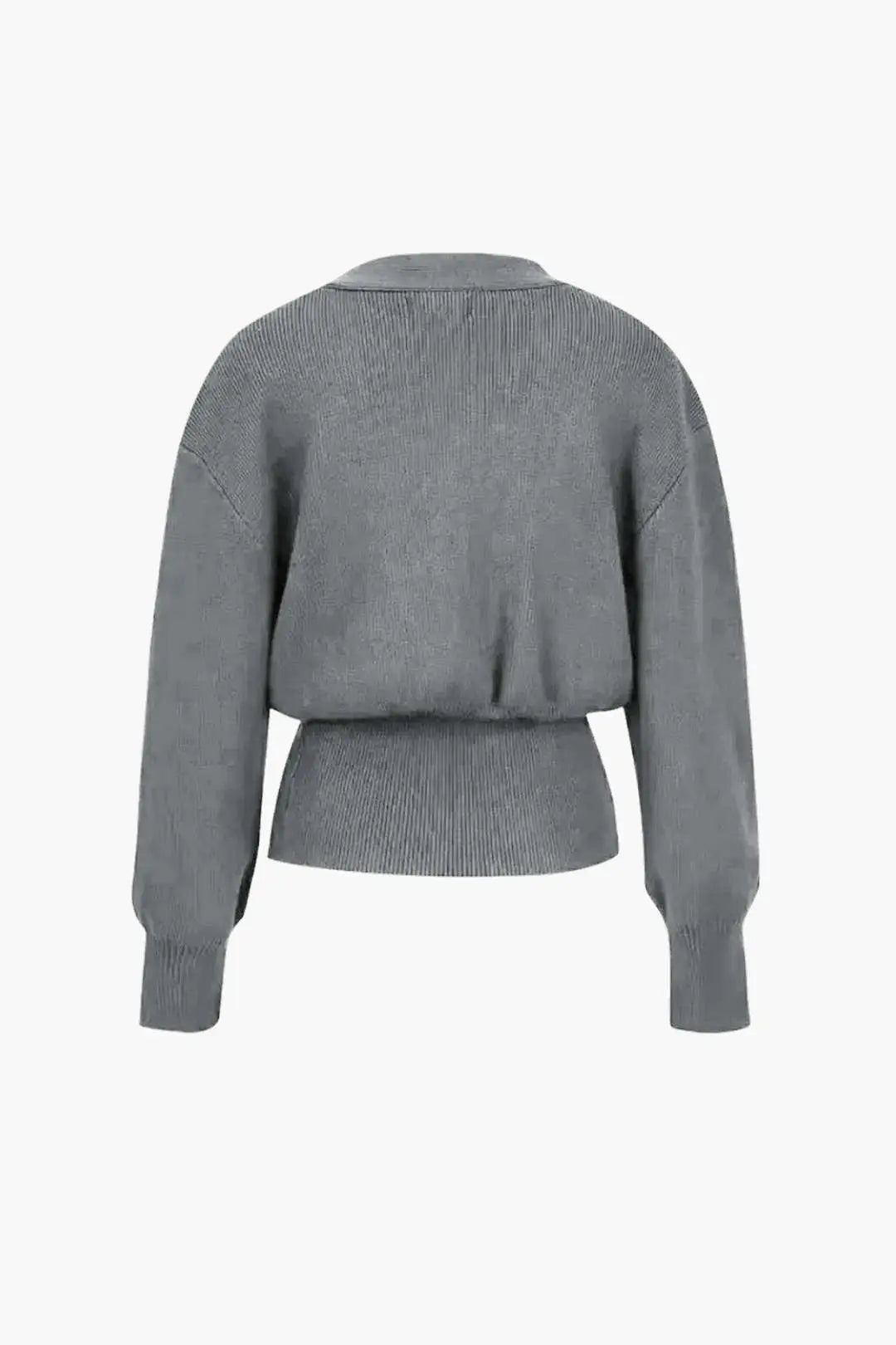 Rosaline - Elegant V-hals Design Kvinde Strikket Cardigan-Cardigans-Zuruz-Zuruz