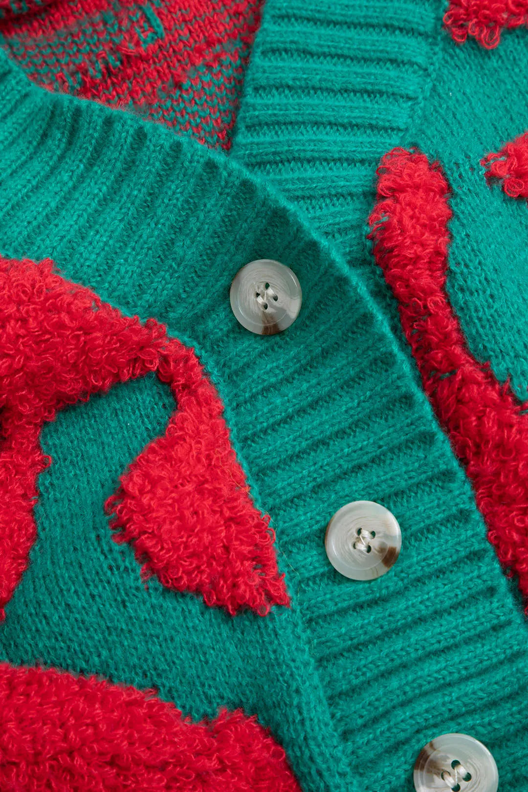 Veronika - Stilfuldt Farveblok Design Kvinde Strikket Cardigan-Cardigans-Zuruz-Zuruz