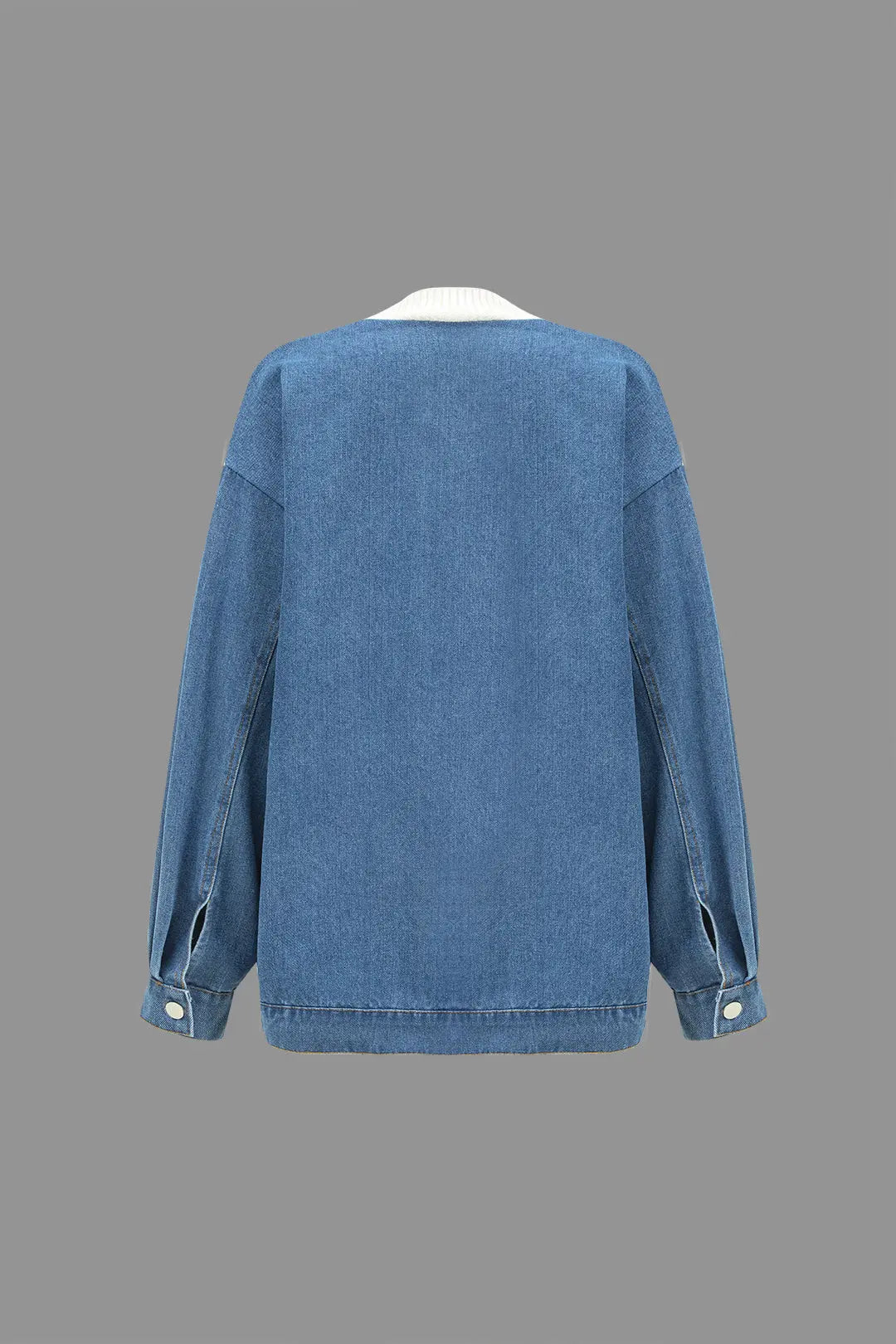Ariadne – Stilfulde Denim Accenter Kvinde Cardigan-Cardigans-Zuruz-Zuruz