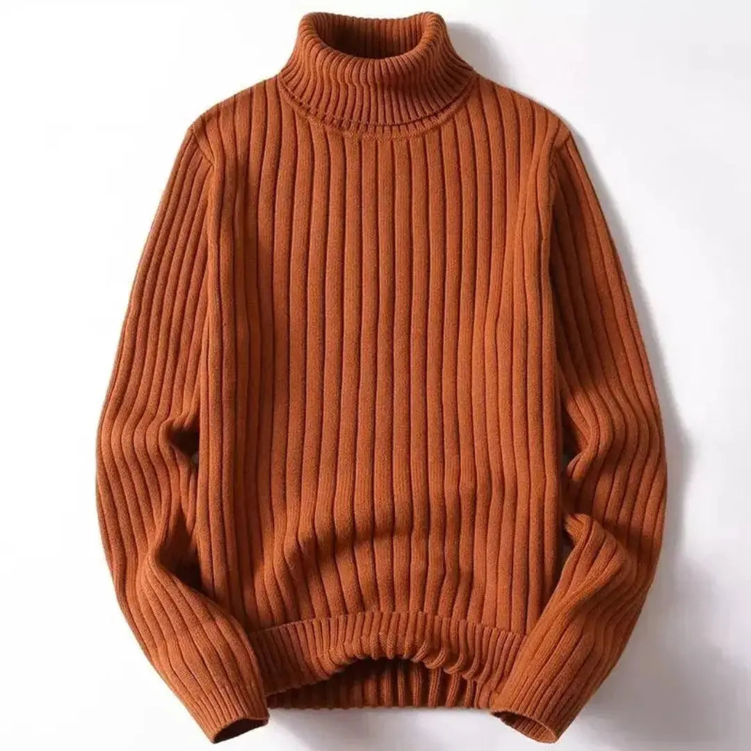 Huxley ribstrikket bomuldssweater