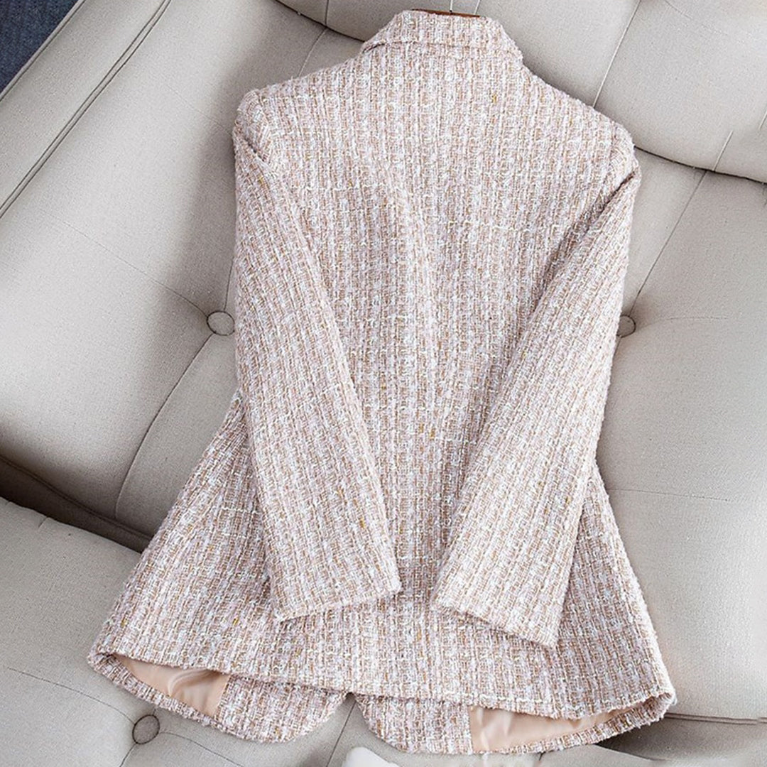 BLYTHE - Luchtige En Getailleerde Geruite Blazer Jas Voor Dames, Perfect Voor De Lente En Zomer
