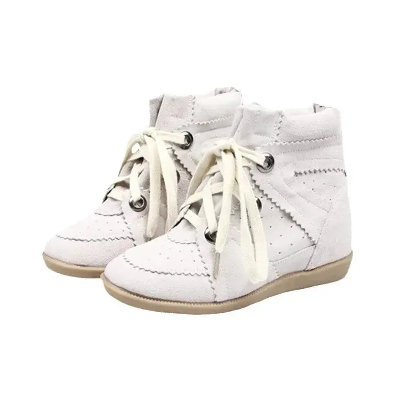 Mirabella – Højhælede Kvindesko med Inderløft-Shoes-Zuruz-Beige Hvid-2.5-Zuruz
