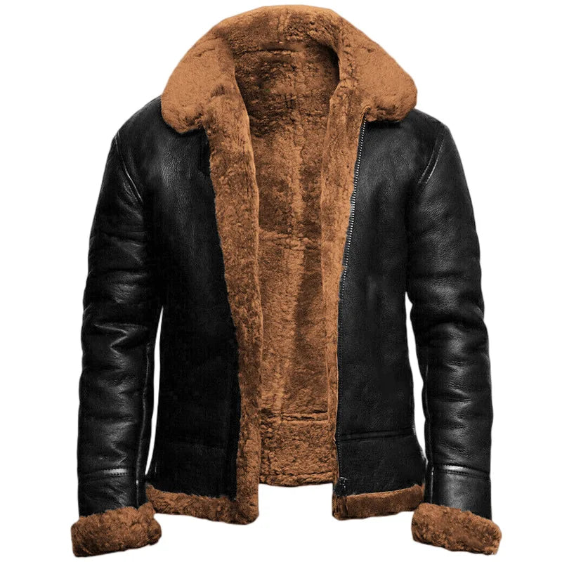 Turin Shearling læderfrakke