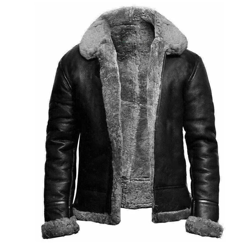 Turin Shearling læderfrakke