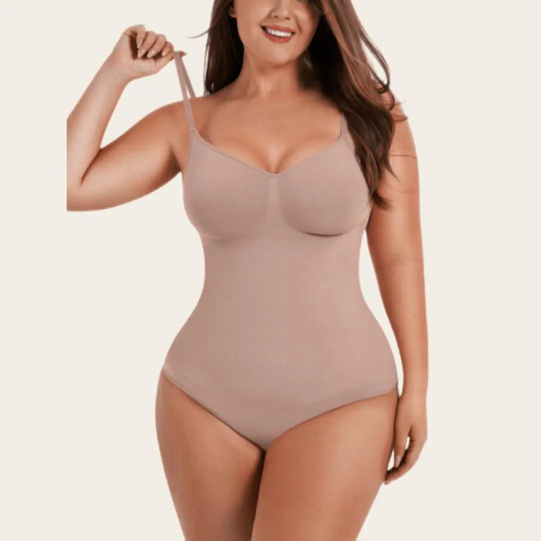 Elara – Slankende shapewear dame bodysuit 1+1 gratis-Shapewear-Zuruz-Beige-XS-Zuruz