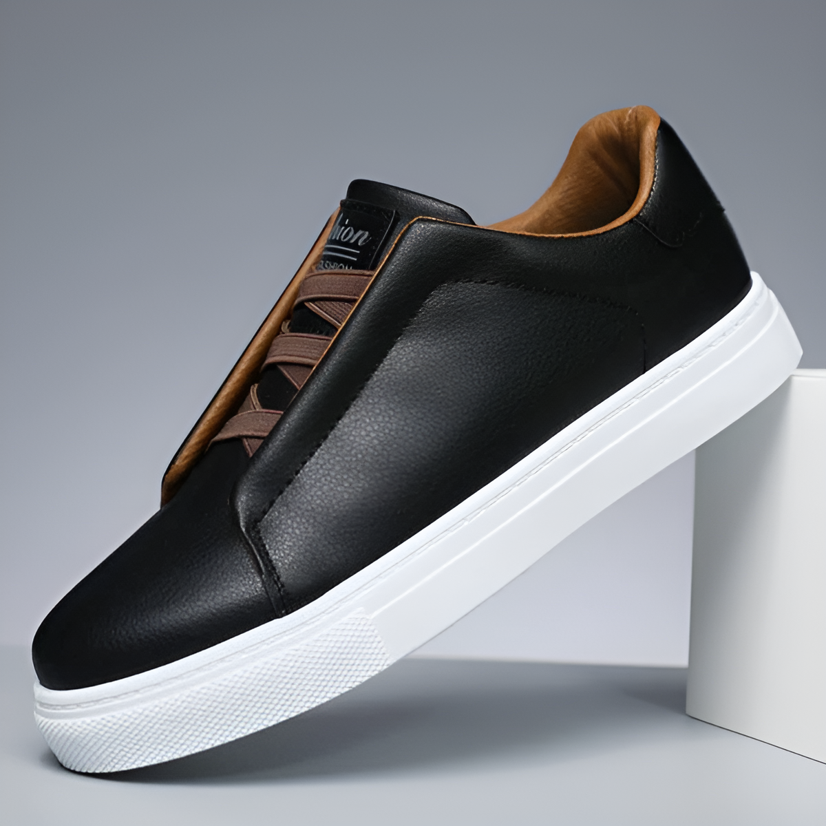 Verona læder-sneakers til mænd