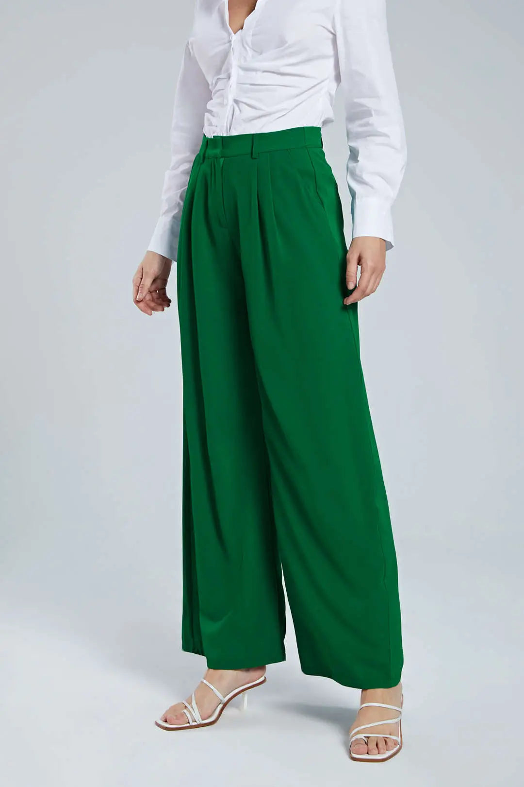 Carissa - Basis Bredbenede Design Kvinde Habitbukser-Pants-Zuruz-Zuruz