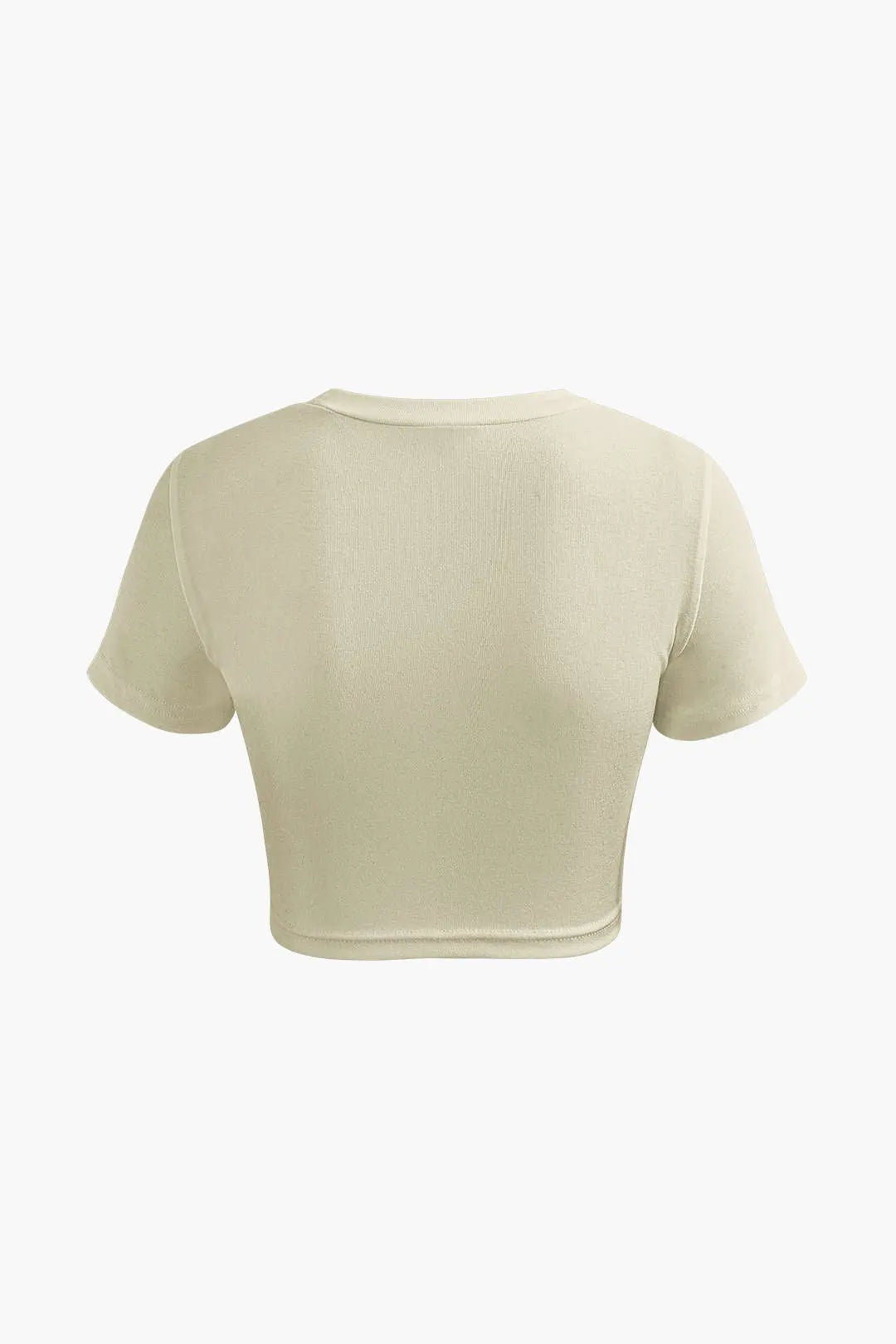Selene - Basis Twist Kant Kort Kvinde T-shirt-T-shirts-Zuruz-Zuruz